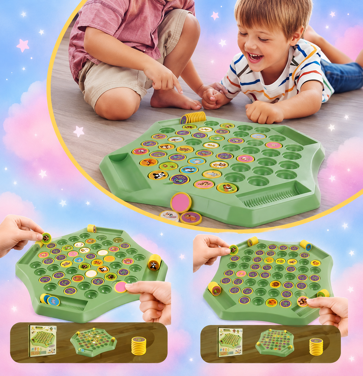 Chess Match Game – Montessori Memory Matching Board Game for Kids