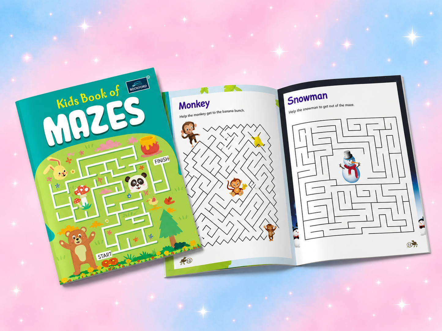 Quizs & Puzzle for Kids (Set of 5)
Puzzle • Word Search • Mazes • Dot to Dot • Cross Words