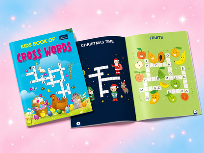 Quizs & Puzzle for Kids (Set of 5)
Puzzle • Word Search • Mazes • Dot to Dot • Cross Words