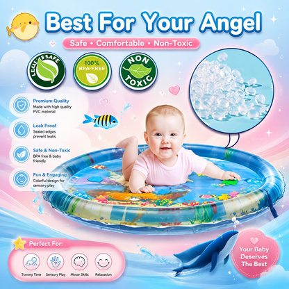 Toysbuddy Tummy Time Water Mat for Babies | Sensory Play Activity Gym