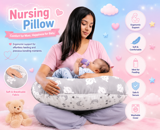 Premium Feeding & Nursing Pillow for Newborn Babies