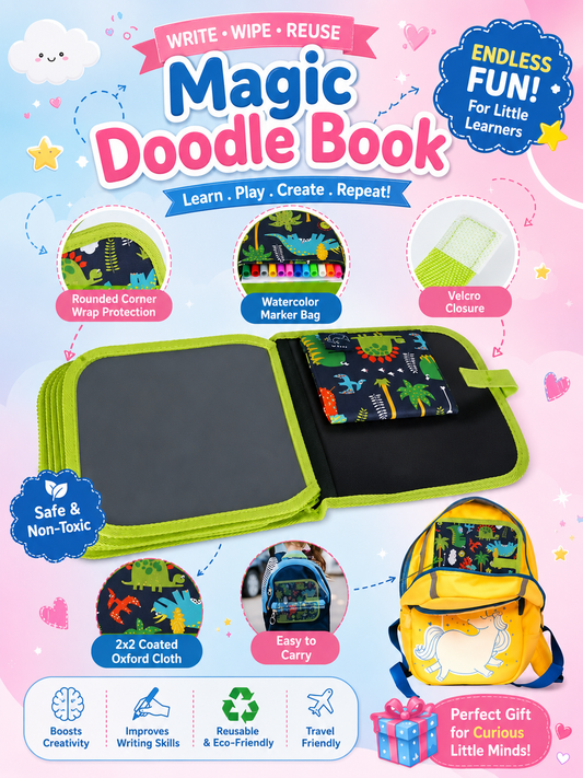 Magic Reusable Doodle Book for Kids